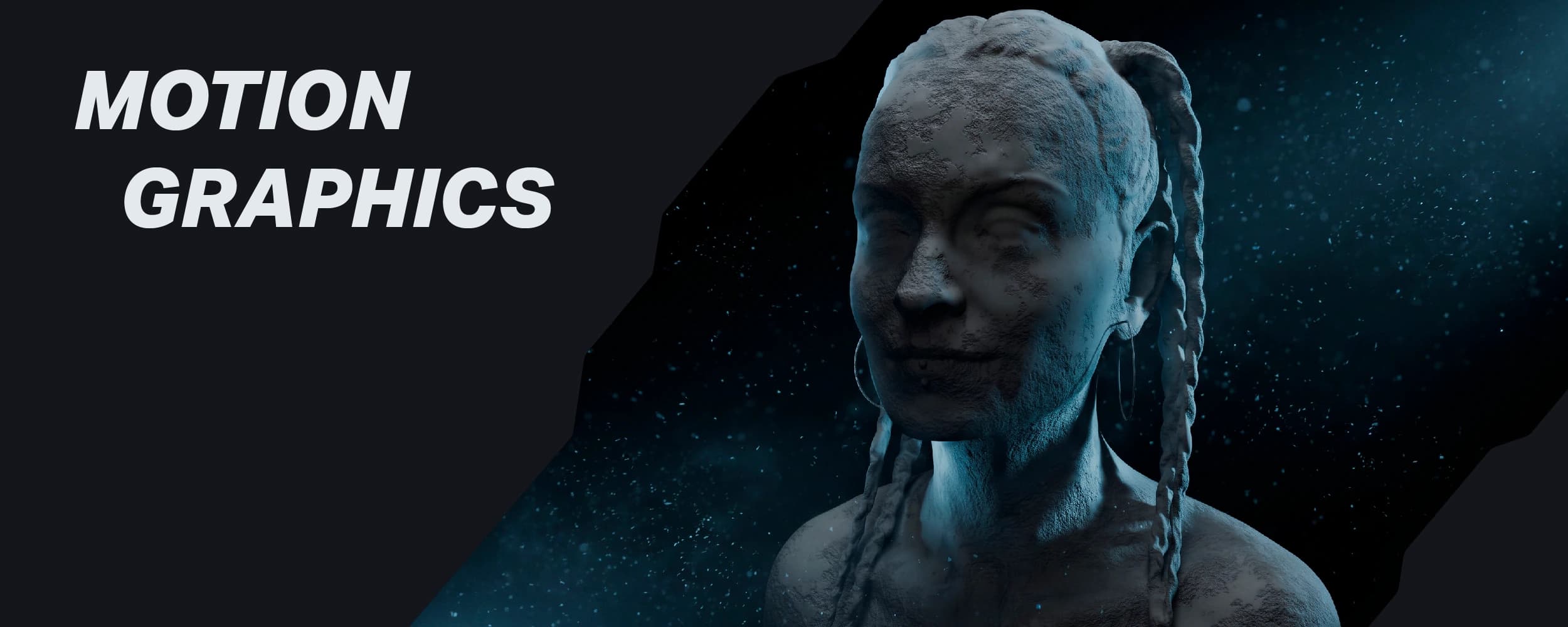 Motion graphics services hero - Wolos 3D Art