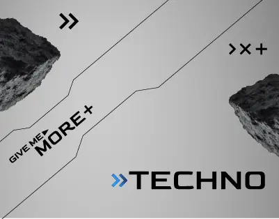 Give me more techno banner